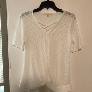 NWOT semi sheer top